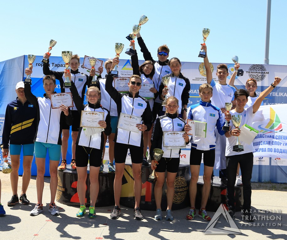Таразда триатлоннан ҚР Кубогінің ІІ кезеңі мәресіне жетті