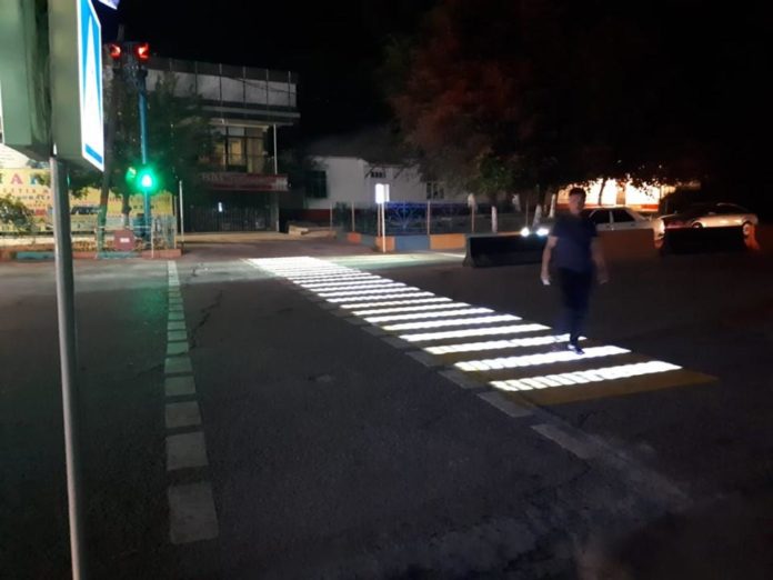 Сарығашта «ақылды жаяу жүргінші жолы» бар