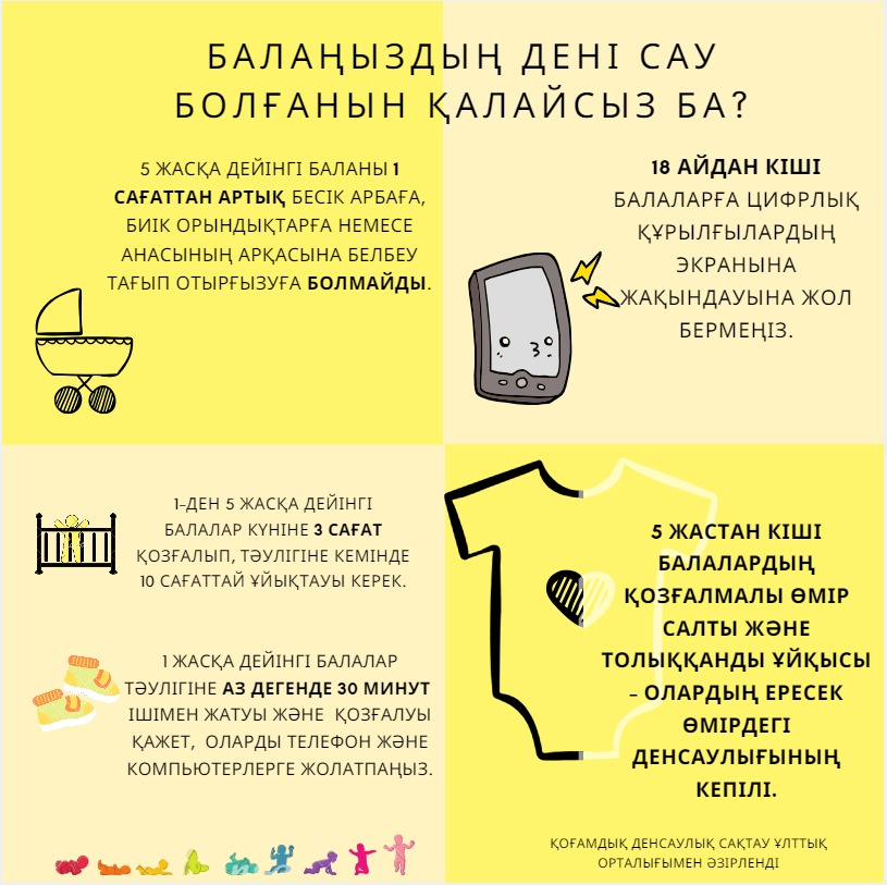 Бес жасқа дейінгі балаларды цифрлы гаджеттерден қорғаңыз
