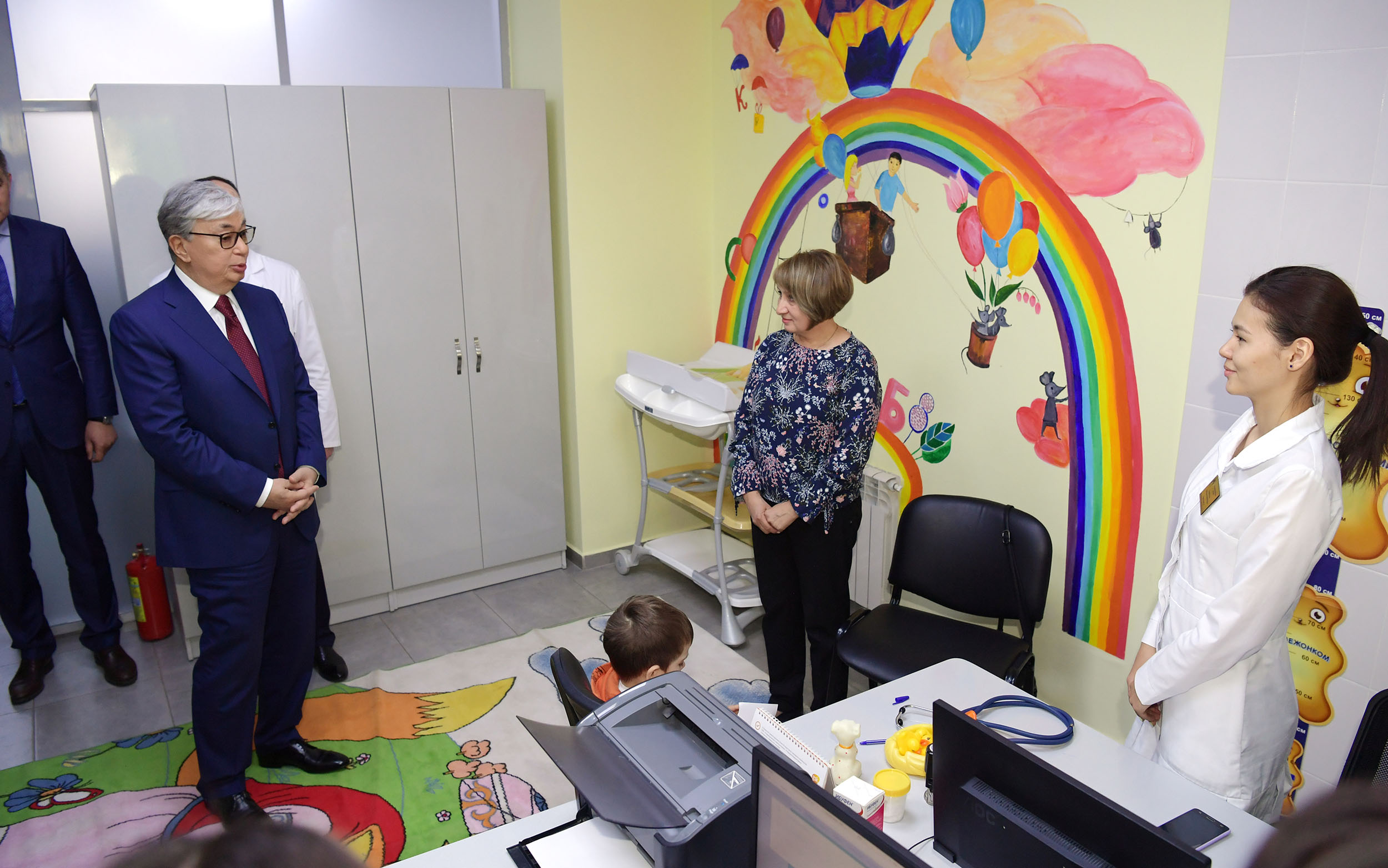 Қазақстан Президенті «Боталы» отбасы денсаулығы орталығында болды