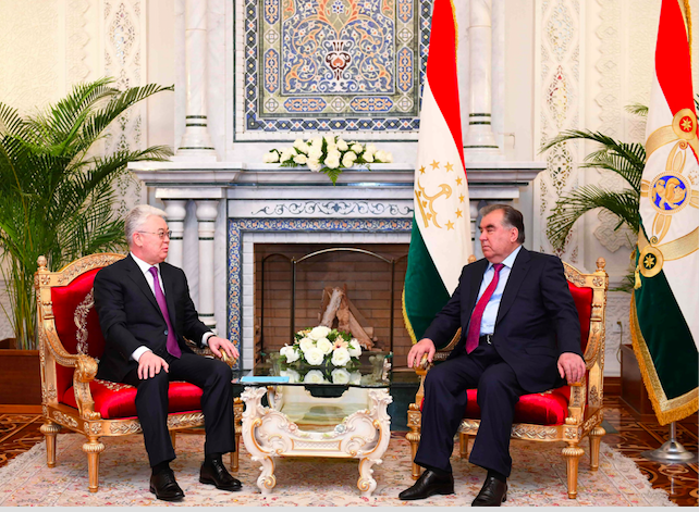 Қазақстан Сыртқы істер министрі Тәжікстан Президентімен кездесті