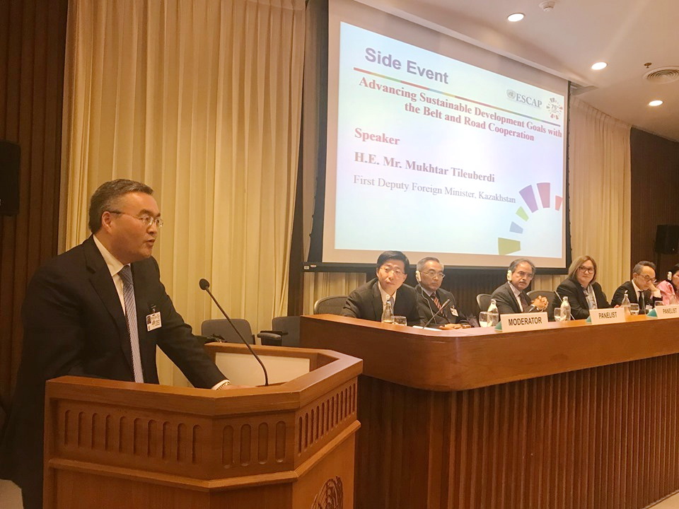 БҰҰ-ның Бангкоктағы сессиясында Елбасы бастамаларының нәтижелері таныстырылды