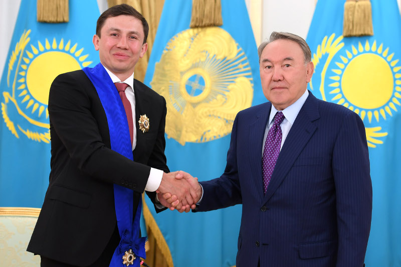 Елбасы Головкинді кезекті жеңісімен құттықтады