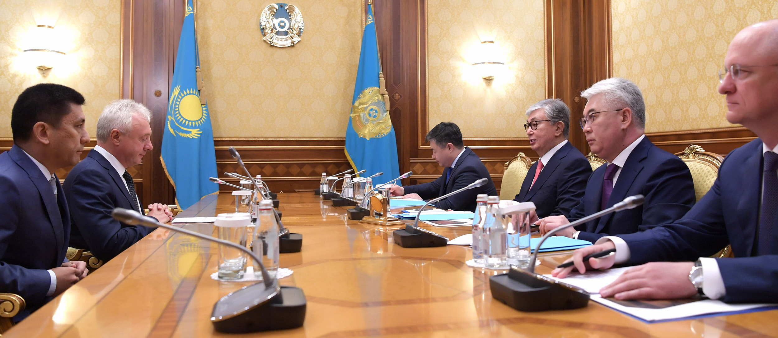 Қасым-Жомарт Тоқаев «Polymetal» компаниясының президенті Игорь Финогеновті қабылдады