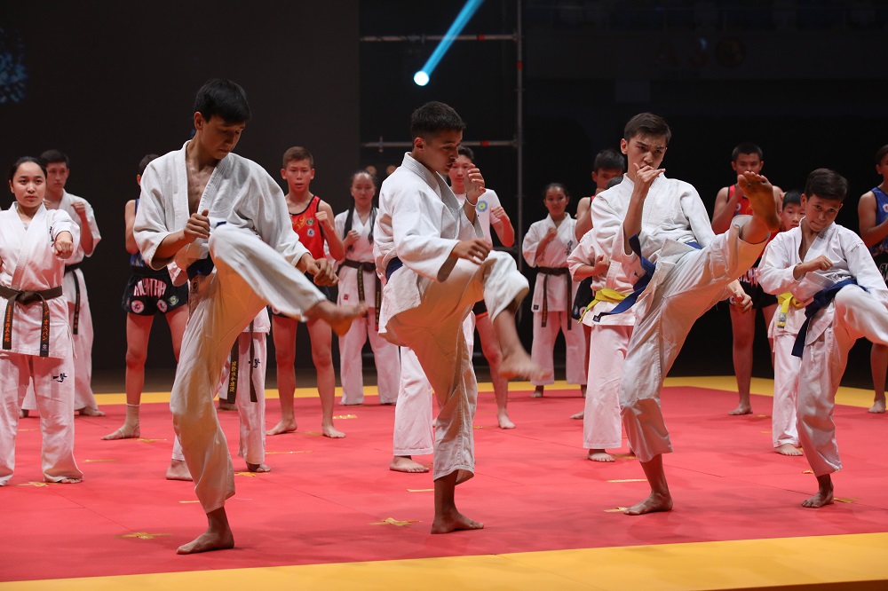 Президенттің қатысуымен Жауынгерлік өнер фестивалі өтті