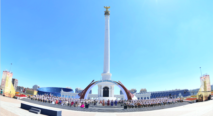 Елордада Ұлттық Домбыра күні тойланып жатыр