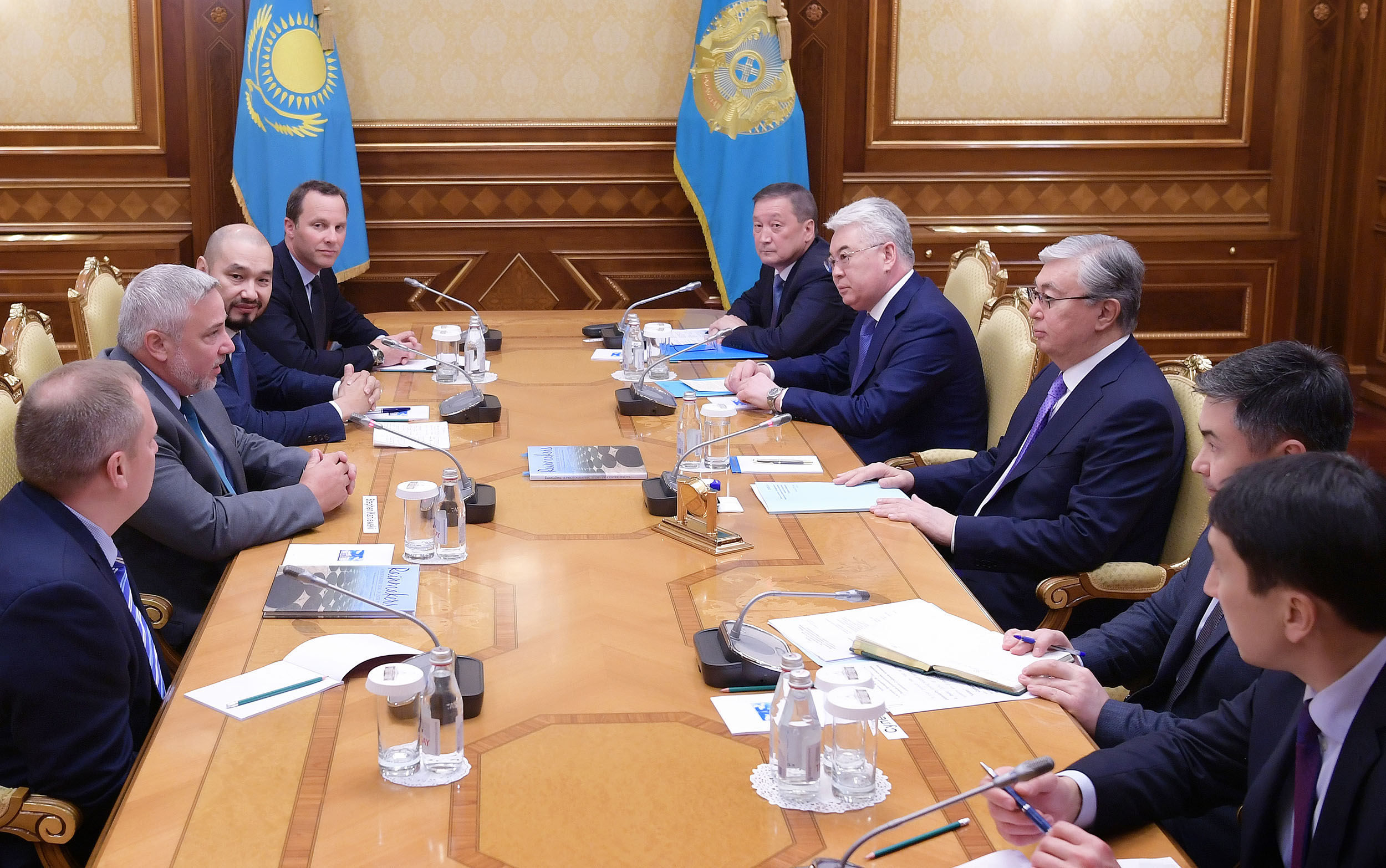 Мемлекет басшысы Valmont Industries компаниясының президенті, бас директоры Cтив Каневскиді қабылдады