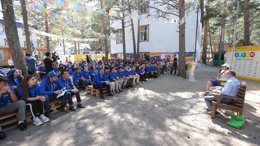 Гүлшара Әбдіқалықова «Зерен-2019» республикалық білім беру жастар лагеріне барды