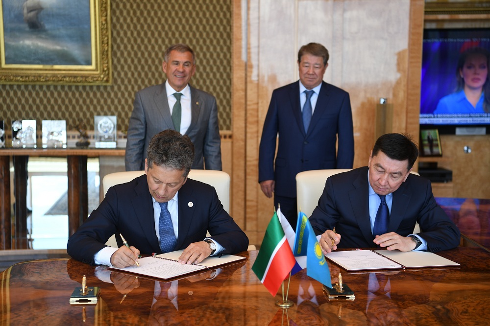 ҚМГ мен Татнефть өзара түсіністік туралы меморандумға қол қойды