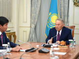 Елбасы «Nur Otan» партиясы Төрағасының бірінші орынбасары Бауыржан Байбекті қабылдады