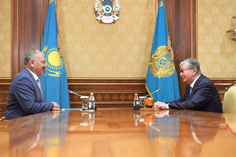 Қасым-Жомарт Тоқаев Тұңғышбай Жаманқұловты қабылдады