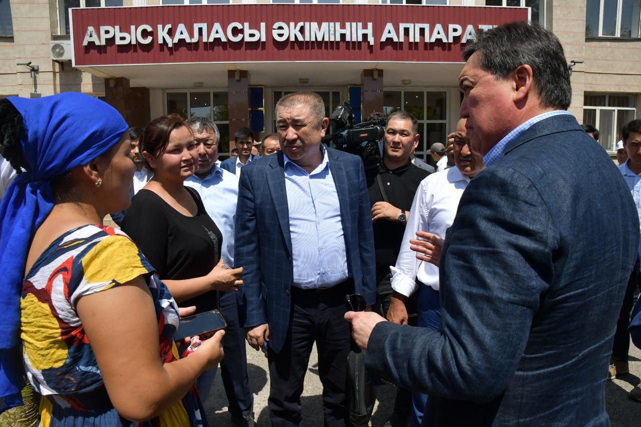 А. Мамин Арыс қаласында