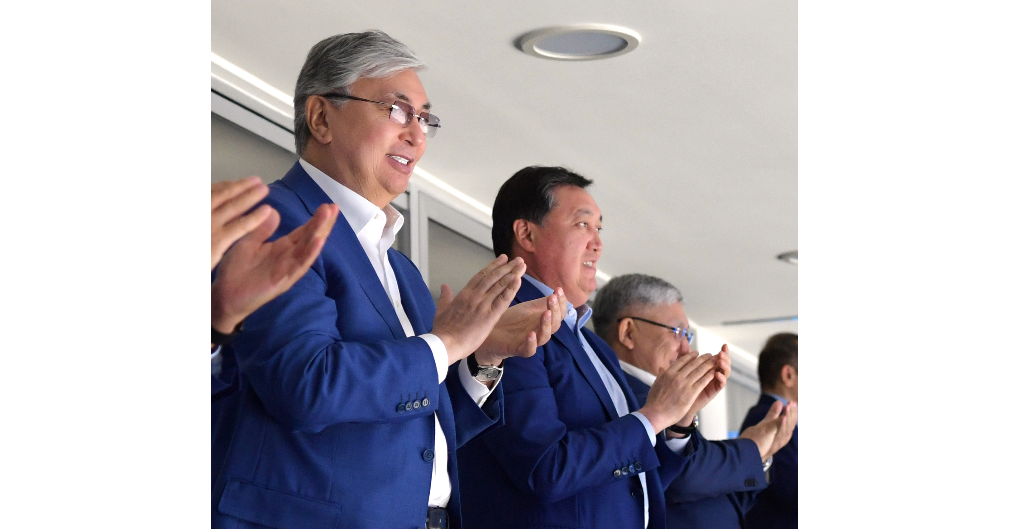 Мемлекет басшысы Қазақстан Республикасы Президентінің хоккейден 10-шы мерейтойлық кубогының ашылу салтанатына қатысты