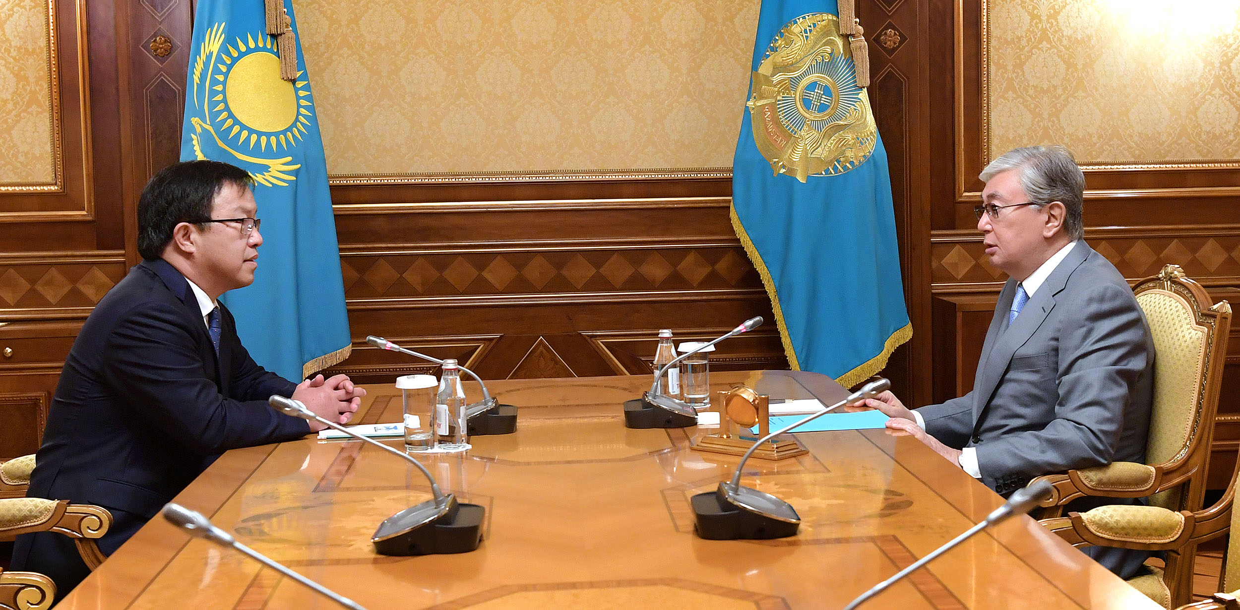 Президент «Ұлттық ғылыми кардиохирургия орталығы» АҚ Басқарма төрағасы Юрий Пяны қабылдады