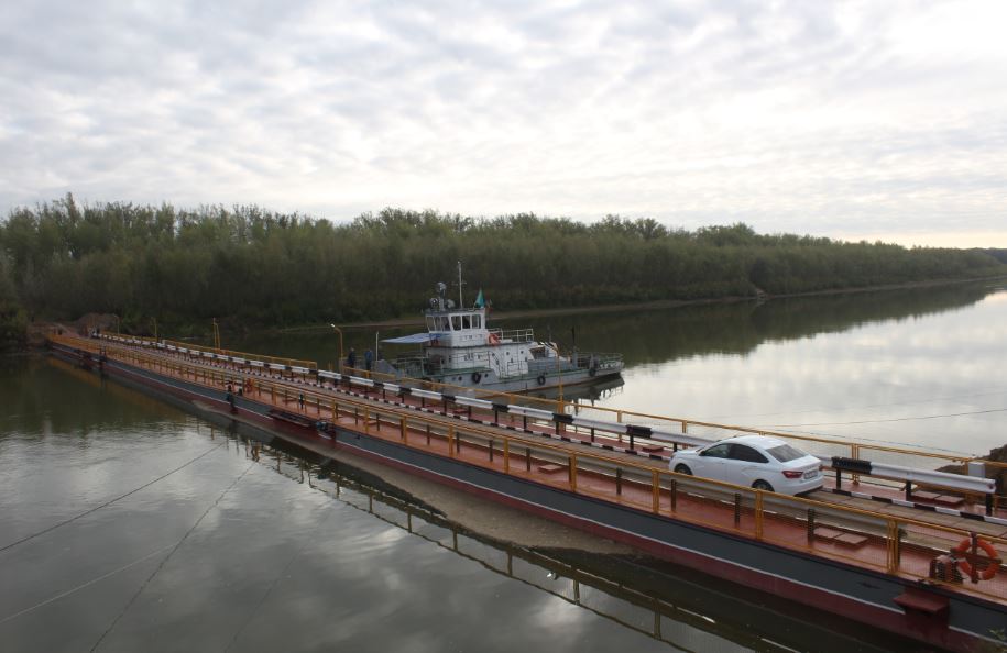 Жайыққа қалқыма көпір салынды