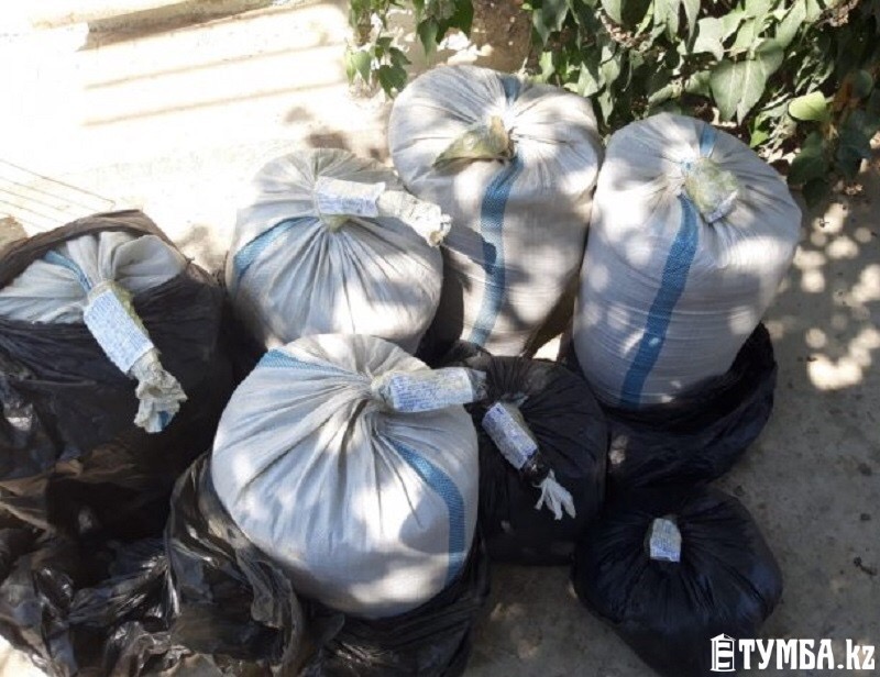 Маңғыстауда ауыл тұрғындарынан  ірі көлемдегі есірткі тәркіленді