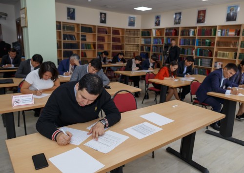 Латын графикасының негізінде жалпыұлттық диктант өтті