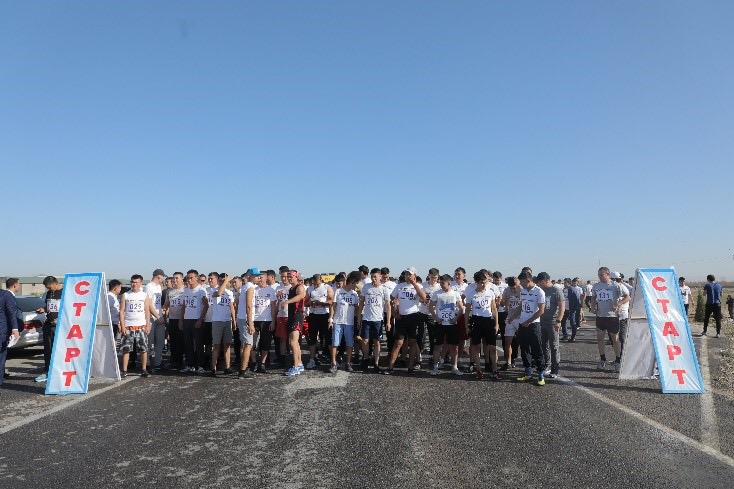 Түркістанда «Күзгі марафон» қайырымдылық шарасы өтті