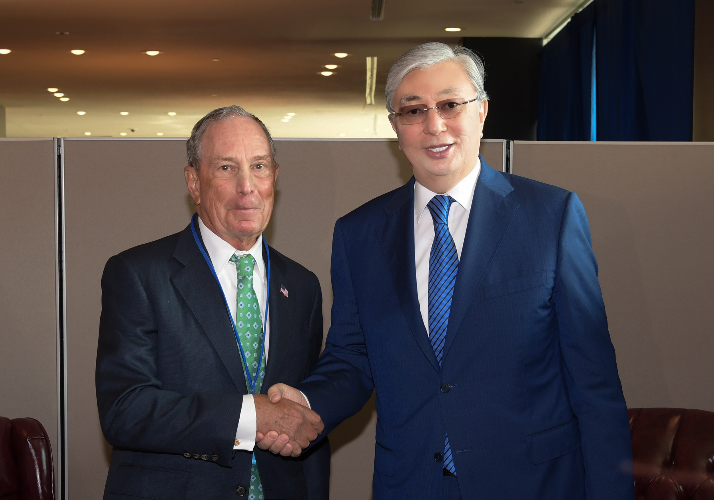 Қазақстан Президенті «Bloomberg» ақпарат агенттігінің басшысымен кездесті