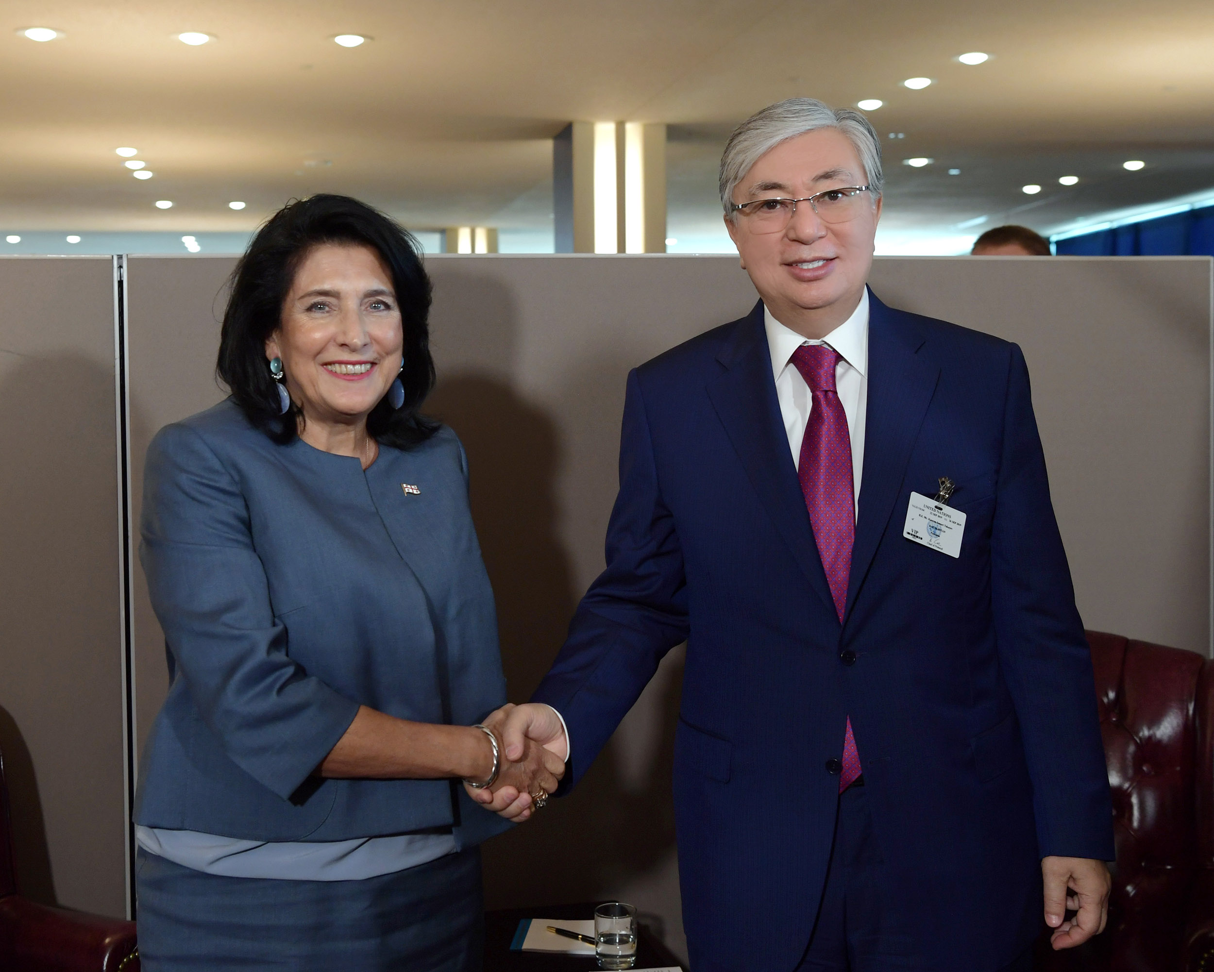 Мемлекет басшысы Грузия Президенті Саломе Зурабишвилимен кездесті