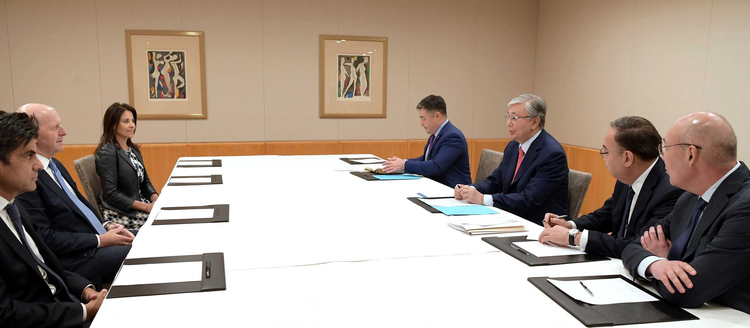 Қасым-Жомарт Тоқаев "Goldman Sachs" компаниясының президенті Дэвид Соломонмен кездесті