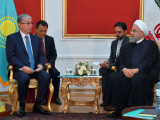 Қасым-Жомарт Тоқаев Иран Ислам Республикасының Президенті Хасан Руханимен кездесті