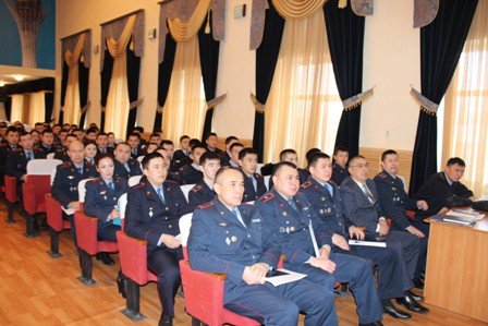 Тәртіп сақшылары тәлім көрсетті