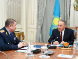 Нұрсұлтан Назарбаев Ішкі істер министрі Ерлан Тұрғымбаевты қабылдады