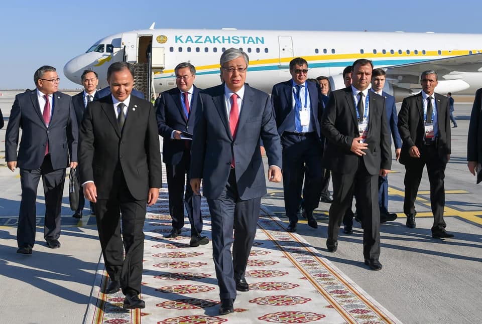 Қасым-Жомарт Тоқаев  Ашхабадқа келді