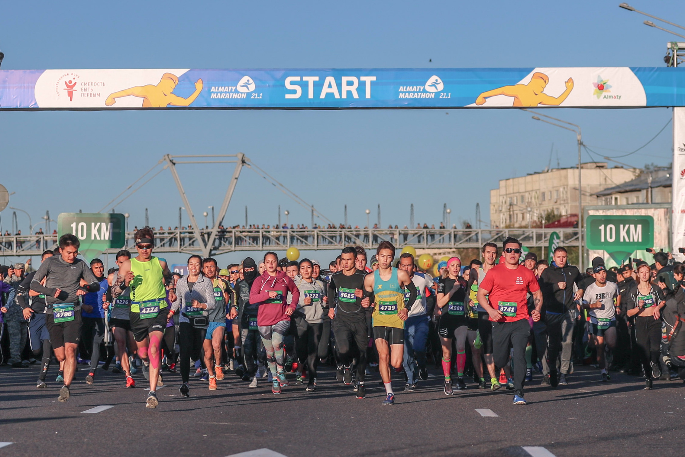 Алматы жартылай марафонында 5 мыңдай әуесқой спортшы мәреге жетті