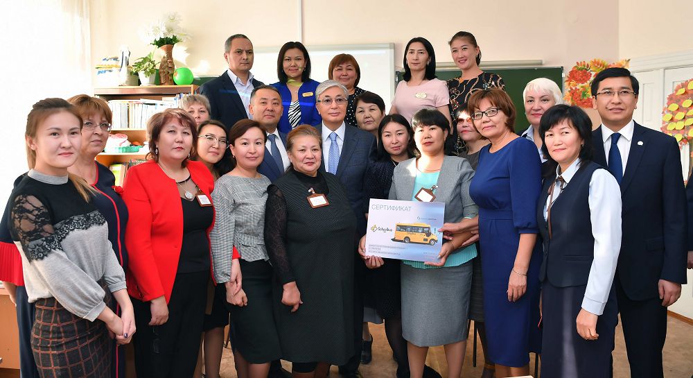 Мемлекет басшысы елордадағы №23 орта мектепке барды