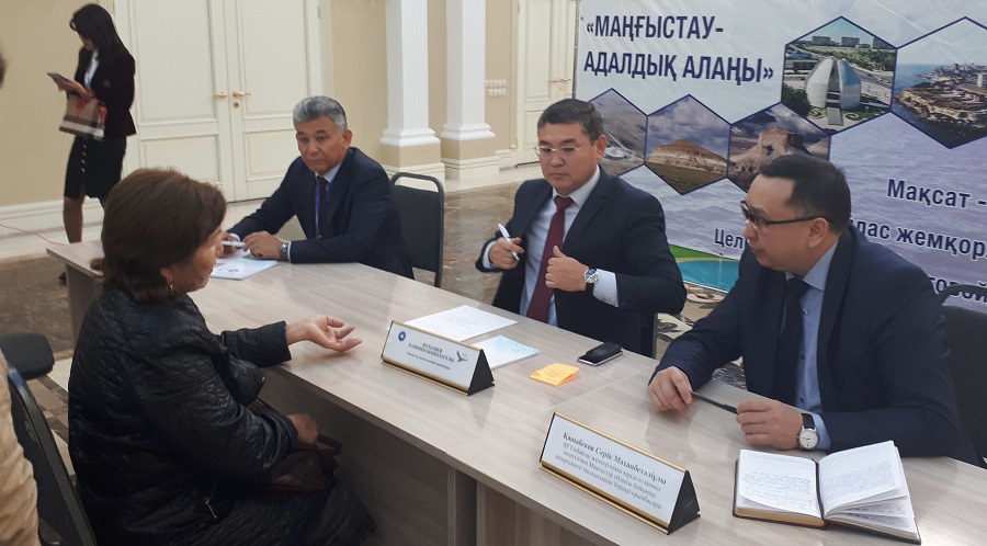 «Маңғыстау - адалдық алаңы» қоғамдық қабылдау жүргізді