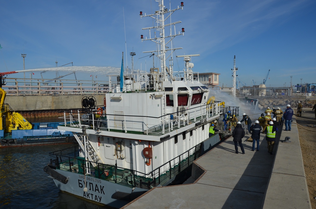 «Қыс-2019»: Ақтау теңіз портында нысанды жаттығу өтті