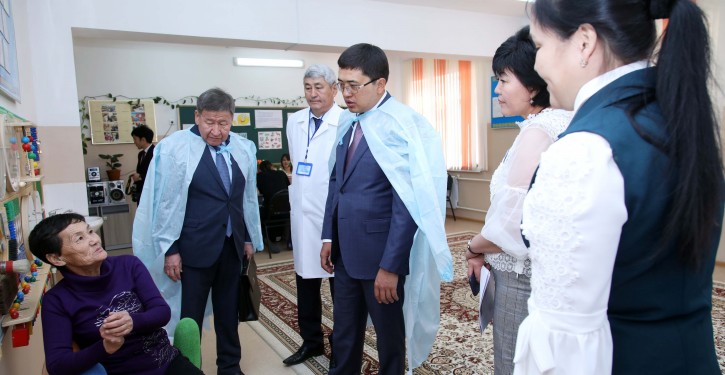 Ержан Жылқыбаев Жамбыл облысына іс-сапармен барды