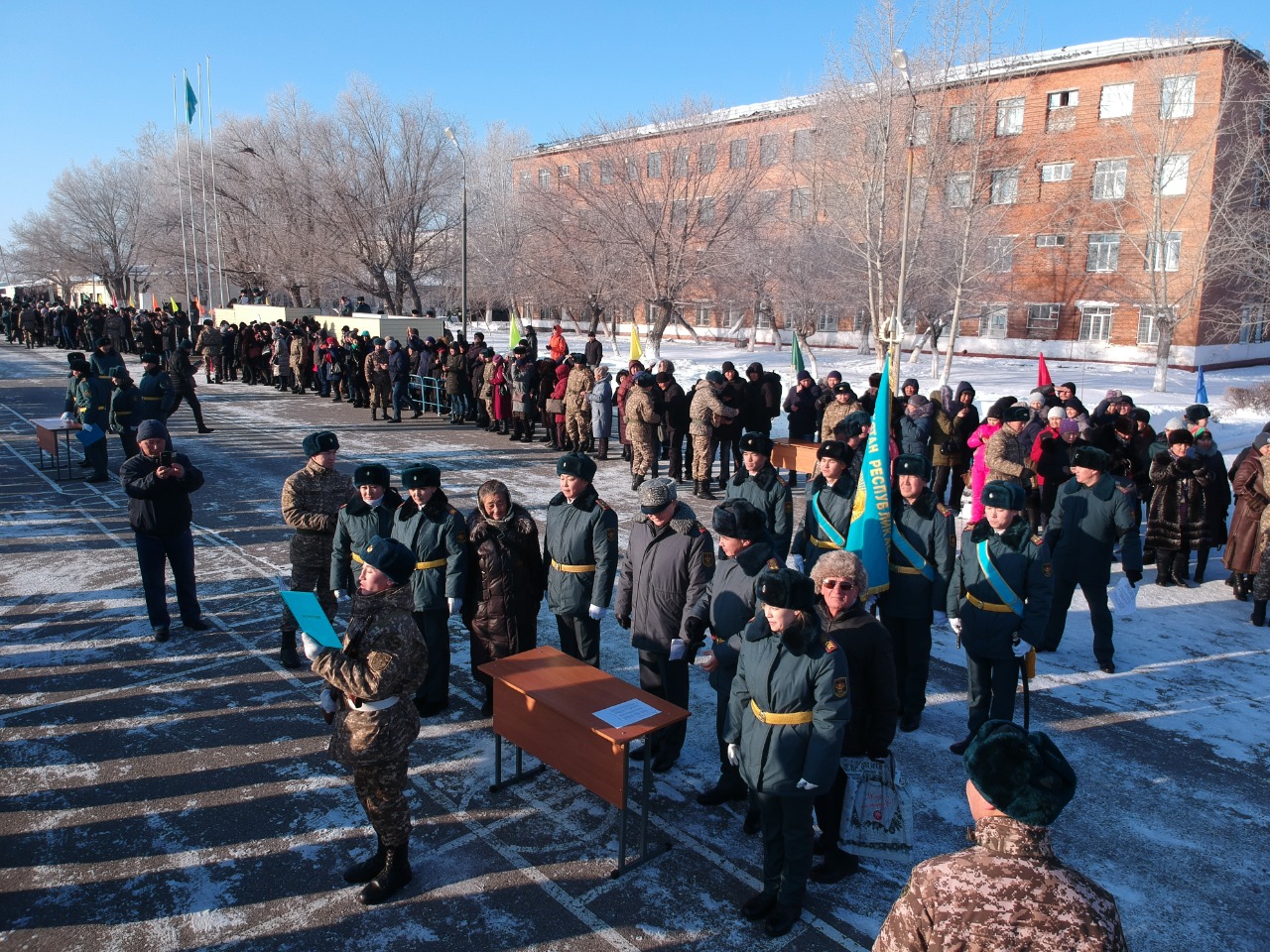 Жас сарбаздар әскери ант қабылдады