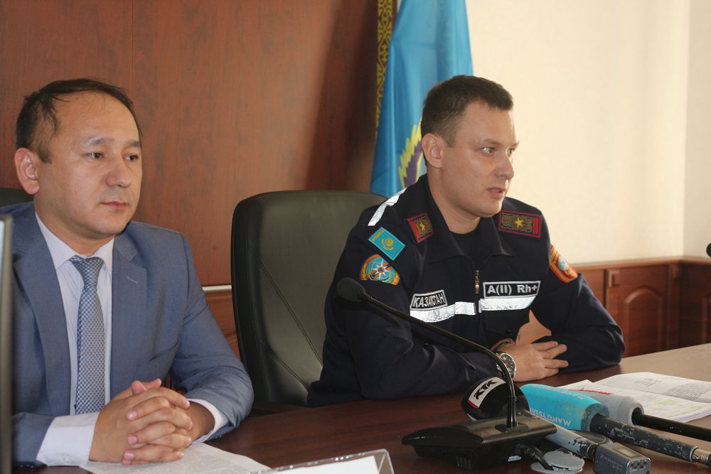 Маңғыстауда Төтенше жағдайлар департаментінде брифинг өтті