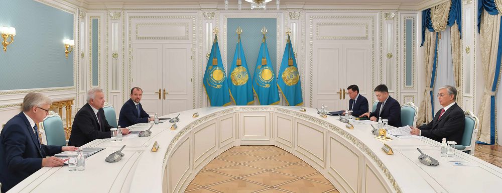 Мемлекет басшысы Вагит Алекперовті қабылдады