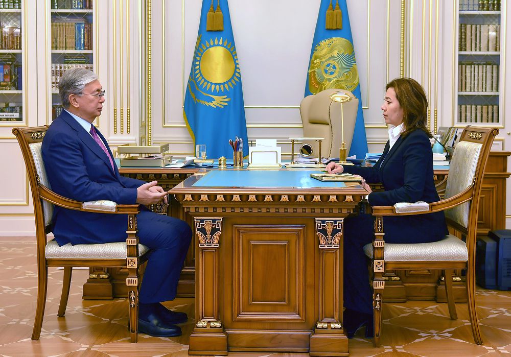 Мемлекет басшысы Мәдина Әбілқасымованы қабылдады