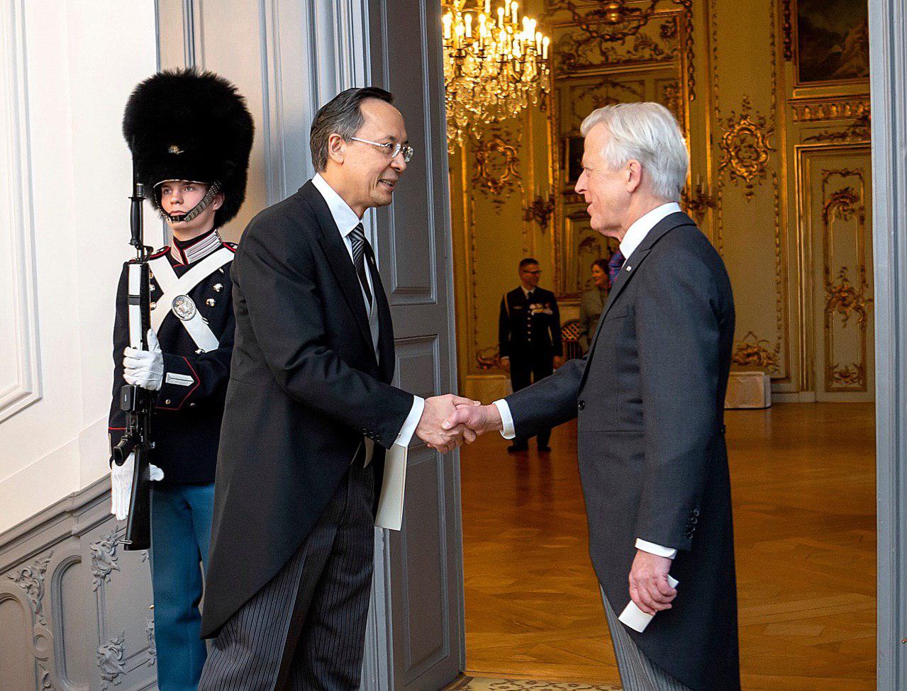 Қазақстан Елшісі Дания Патшайымына сенім грамоталарын тапсырды