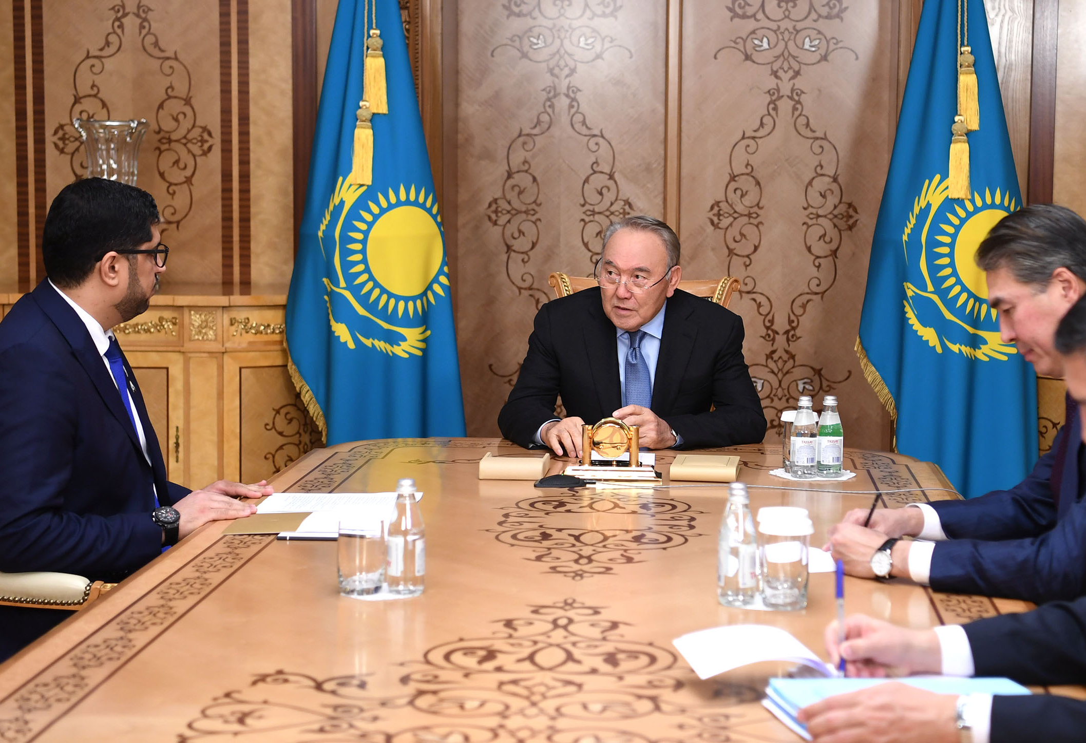 Нұрсұлтан Назарбаев Мұхаммед әл-Джабермен кездесті