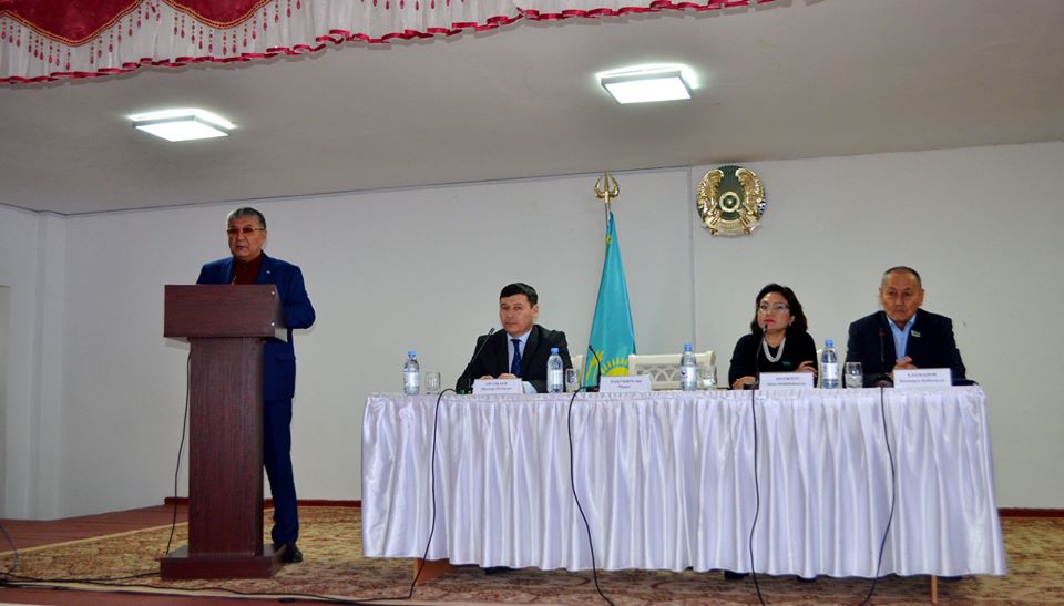 Сенат депутаттары ауданда болды