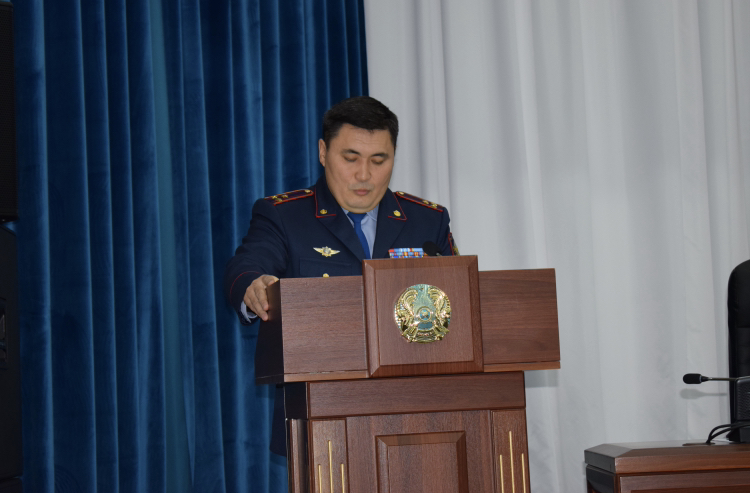 Маңғыстаудың Бас полицейі жылдың қорытынды есебін берді