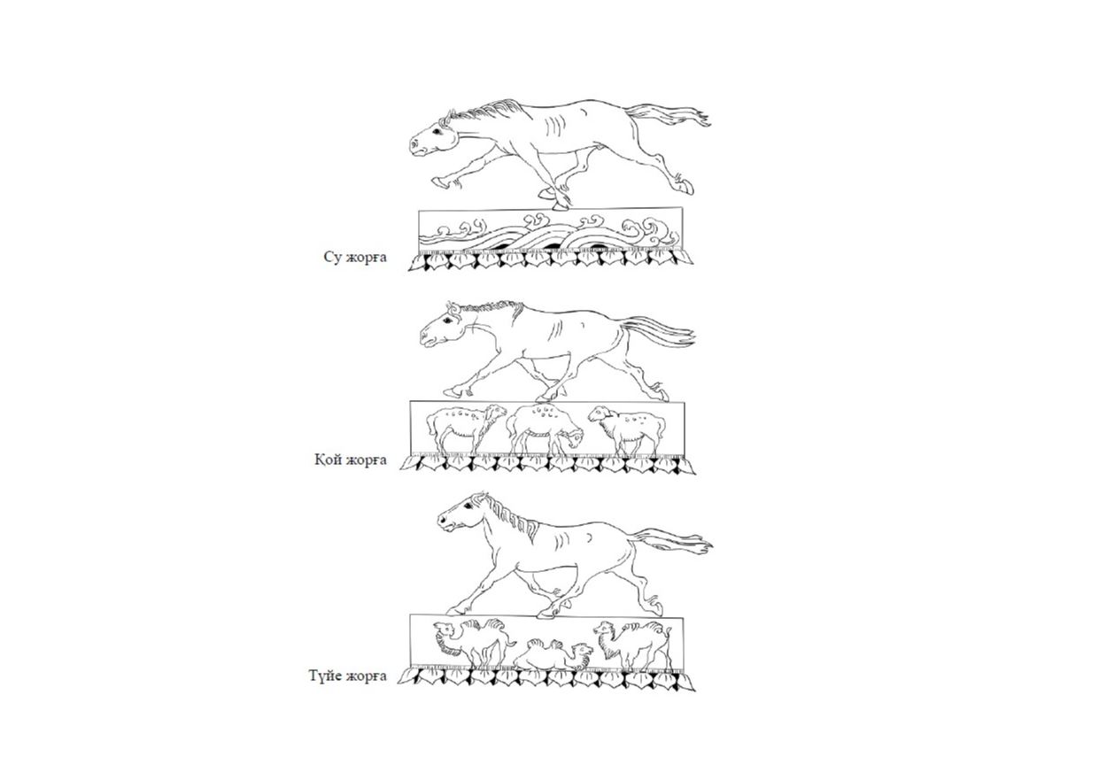 Жорғаның бабы, сыны және түрі