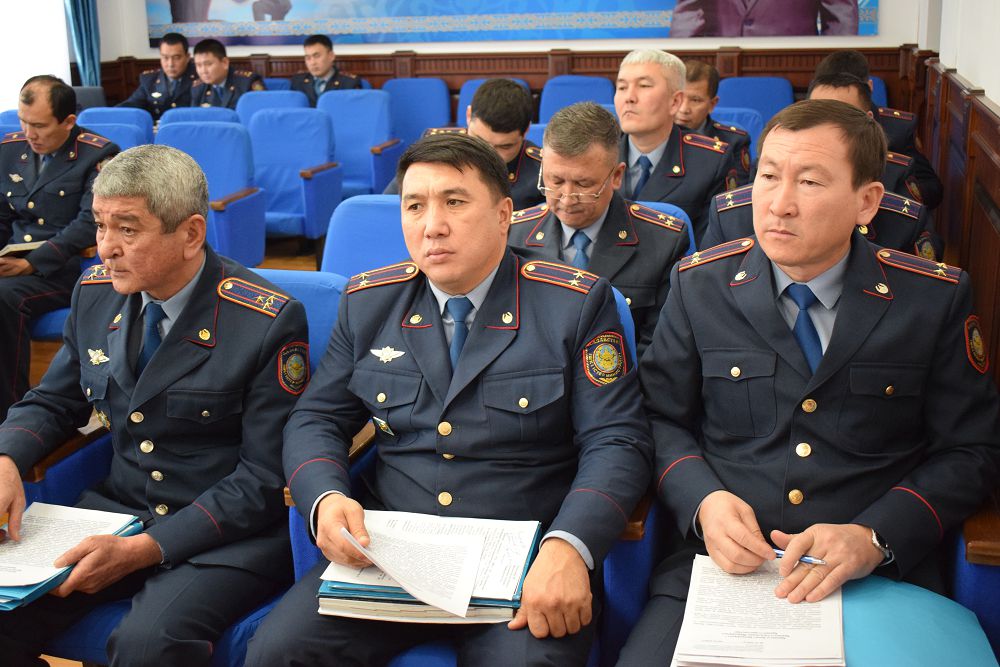 Маңғыстауда полиция департаменті жол инфрақұрылымына қатысты жиын өткізді