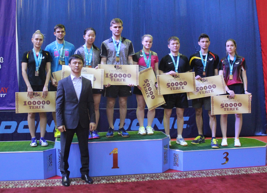 Қарағандыда үстел теннисінен ел чемпионаты өтті
