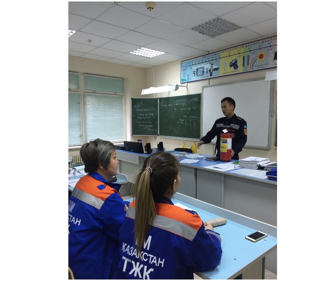 Төтенше жағдайдың алдын алу сабақтары өткізілді