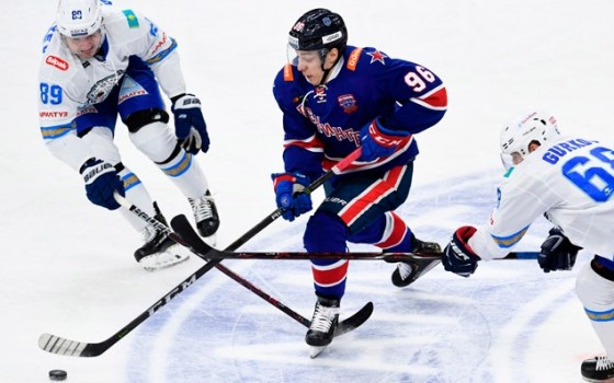 Шайбалы хоккей: «Барыс» СКА-ға есе жіберді