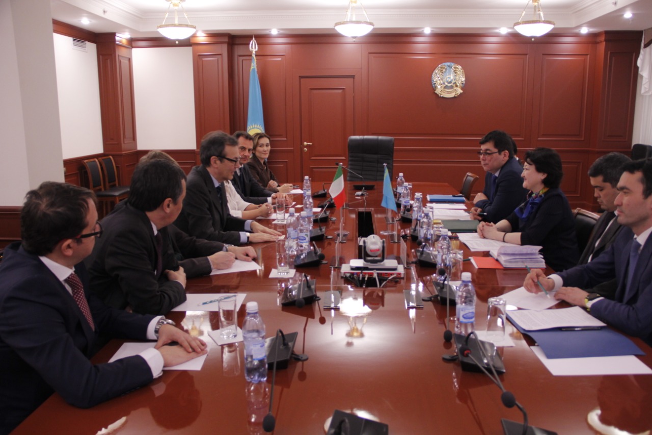 Ақтоты Райымқұлова ANSA ақпарат агенттігінің өкілдерін қабылдады