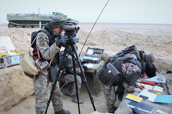 Маңғыстау облысында теңіз жаяу әскерінің тактикалық оқу-жаттығулары өтті