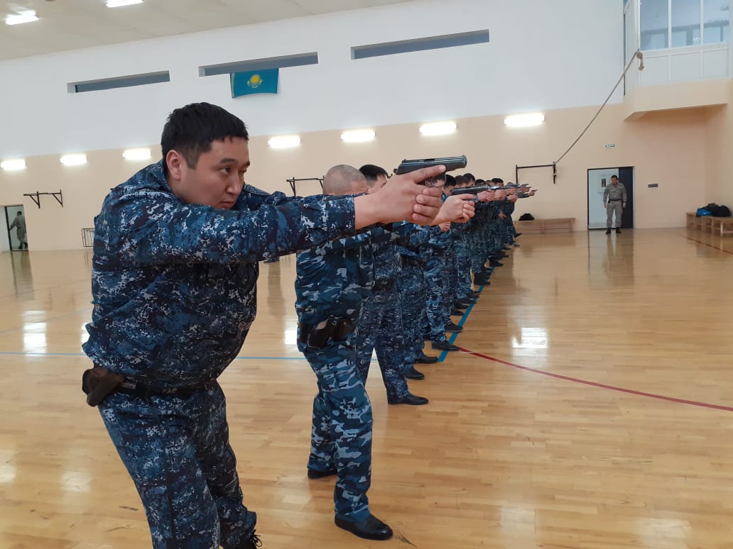 Маңғыстаулық полицейлер кәсіби даярлықтан өтуде